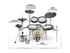Pearl EM-53HB e/MERGE e/HYBRID Electronic Drum Set image 2