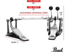Pearl P1032 Eliminator Solo Chain-Drive Double Bass Drum Pedal image 3
