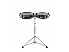 Pearl PTTM1415 14"/15" Travel Timbales with Stand image 2