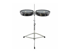 Pearl PTTM1415 14"/15" Travel Timbales with Stand image 4
