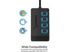 Sabrent HB-UM43 4-Port USB 3.0 Hub image 4