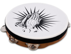 Remo Praise Tambourine 10" w/ Double Row Jingles image 3