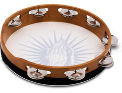 Remo Praise Tambourine 10" w/ Double Row Jingles image 4