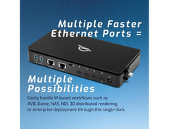 OWC Thunderbolt 5 Dual 10GbE Network Dock image 3