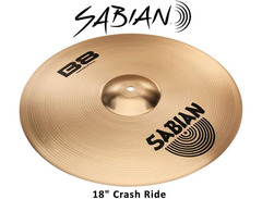 Sabian 18" B8 Pro Rock Crash Cymbal image 2