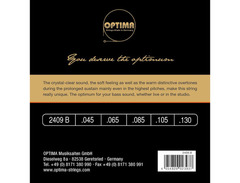 Optima 2409B Bass Gold Strings image 2
