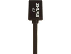 Shure WL93T Omnidirectional Subminiature Lavalier Condenser Mic w/ 4' Cable image 3
