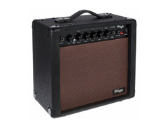 Stagg 15 AA DR 15-Watt 1x8" Acoustic Guitar Combo with Digital Reverb image 3