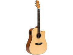 Stagg SA25-DCE Spruce Dreadnought Cutaway with Electronics image 2