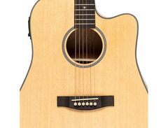 Stagg SA25-DCE Spruce Dreadnought Cutaway with Electronics image 4
