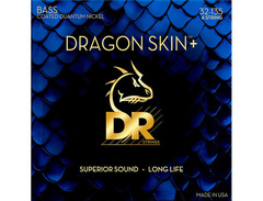 DR Strings DBQ6-135 Dragon Skin+ Coated Quantum Nickel 6-string Bass Guitar Strings - .032-.135 Medium image 2
