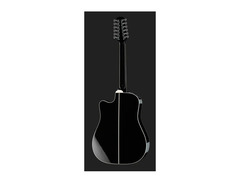 Takamine EF381SC 12-String Dreadnought Cutaway Acoustic-Electric Guitar image 3