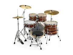 Tama IE50H6W Imperialstar 10 /12 / 14 / 20 / 5x14" 5pc Drum Set with Meinl Hardware image 4