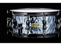 Tama LST146H S.L.P. Expressive Hammered Steel 14x6" Snare Drum image 2