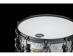 Tama LST146H S.L.P. Expressive Hammered Steel 14x6" Snare Drum image 4