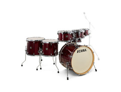 Tama Superstar Classic 8x7 / 10x8 / 12x9 / 14x12 / 16x14 / 22x18 / 14x6.5" 7pc Shell Pack with Hardware image 3