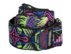 Dunlop I Love Dust Guitar Strap Headspace Green image 2