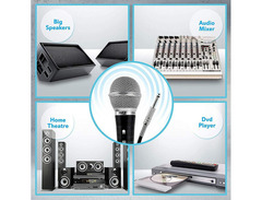 Pyle PDMICKT34 3 Piece Professional Dynamic Microphone Kit Cardioid Unidirectional Vocal Handheld MIC image 4