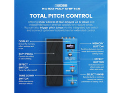 Boss XS-100 Poly Shifter Pitch-shift Pedal image 4