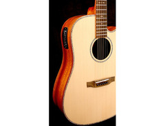 Guitar Fetish XAVIERE RTS-770SCE Flame-Maple Acoustic-Electric image 4