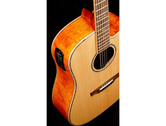 Guitar Fetish XAVIERE RTS-775SCE Quilted-Maple Acoustic-Electric image 2