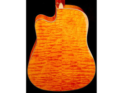 Guitar Fetish XAVIERE RTS-775SCE Quilted-Maple Acoustic-Electric image 4