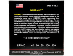 DR Strings Hi-Beams Light 5-String Bass Strings image 2