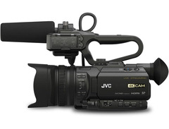 JVC GY-HM250HW 4KCAM Compact Handheld Camcorder with 12x Lens image 3