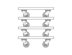 JBL SRX915S VT Vertical Transport Cart image 4