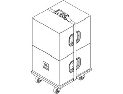 JBL P3502 Cover for SRX915S Vertical Transport Cart image 3