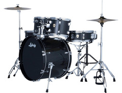 Ludwig Accent 10 / 12 / 16 / 22 / 6.5x14" Drive Drum Set with Cymbals image 2