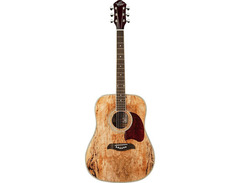 Oscar Schmidt OG2SM Acoustic Guitar - Spalted Maple image 2