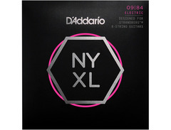 D'addario NYXL Strandberg Custom 8-String 9-84 Guitar Strings image 2