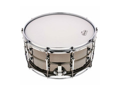 Ludwig Hammered Black Beauty Snare Drum - 6.5" x 14" image 2