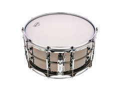 Ludwig Hammered Black Beauty Snare Drum - 6.5" x 14" image 3