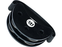 Meinl Percussion FJS2S-BK Cajon Player's Foot Tambourine with Steel Jingles image 2