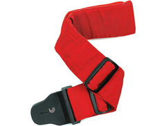 Planet Waves Woven Padded Guitar Strap Wide Red image 2
