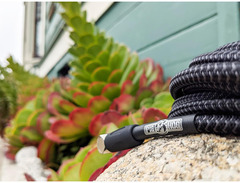 Pig Hog "Black Woven" Instrument Cable, 20ft Right Angle image 3