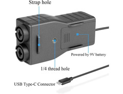 Saramonic SmartRig+ 2-Channel XLR/3.5mm Microphone Audio Mixer with Phantom Power Preamp & Guitar Interface image 3