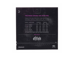 D'Addario NYXL Nickel Wound Regular Light 5-String Bass Strings (45-130) image 2