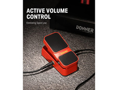 Donner 2 in 1 Vowel Mini Active Wah Volume Effect Guitar Pedal image 4