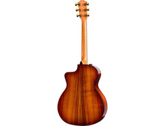 Taylor 224ce-K DLX Shaded Edgeburst Layered Koa (Back and Sides) image 2
