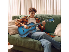 Zeny Acoustic Guitar Set Blue image 2