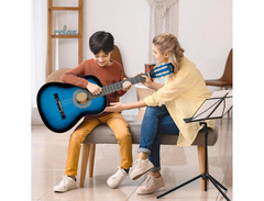 Zeny Acoustic Guitar Set Blue image 3