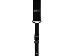DiMarzio ClipLock 3" Wide Nylon Quick Release Black Guitar Strap image 2
