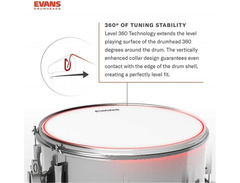 Evans EQ4 Clear Bass Batter Drum Head image 4