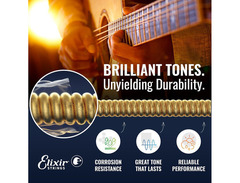 Elixir 80/20 Bronze with NANOWEB STRINGS, .011-.052 image 3
