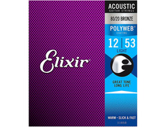 Elixir Acoustic 80/20 Bronze - POLYWEB Coating image 3