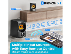 Acoustic control corporation Audio AA5170 5.1 Home Theater Speakers image 4