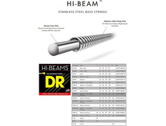 DR Strings Hi-Beams Heavy 4-String Bass Strings image 4